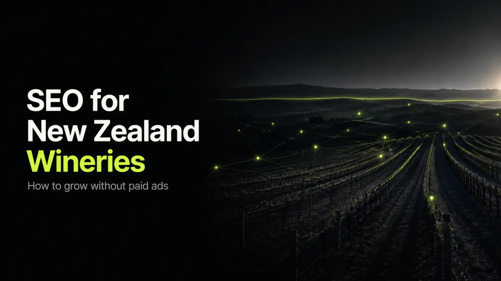 SEO for New Zealand Wineries: How to Grow Your Brand Without Paid Ads