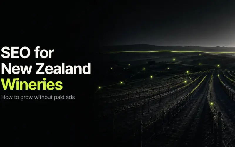 SEO for New Zealand Wineries: How to Grow Your Brand Without Paid Ads