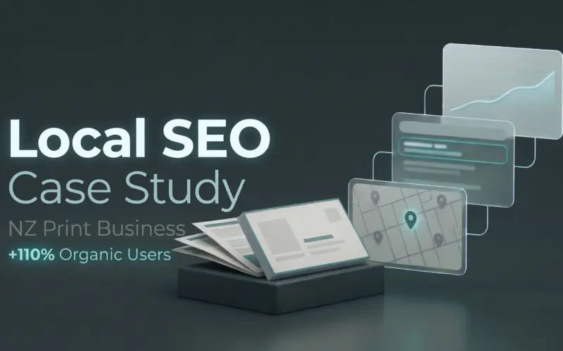 How a New Zealand Print Business Doubled Organic Users in 15 Months — A Local SEO Case Study